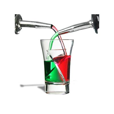 Verre shooter  twister à double compartiment lot de 5 shooter insolite recipient fete