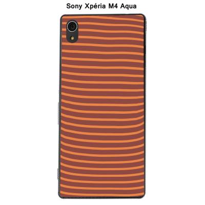 Coque Sony Xpéria M4 Aqua - Marinière-C