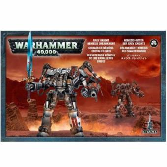 Warhammer 40 000-Cuirassier nemesis chevalier gris-Boucliers jambes 