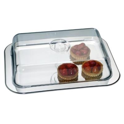 CHG 18623FR-07 PLATEAU POUR AMUSE-BOUCHES AVEC CLOCHE 42 X 31 X 8.5 CM