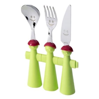 RIVADOSSI TREBIMBI PUPPETS COUVERTS ENFANT VERT 3 PIÈCES