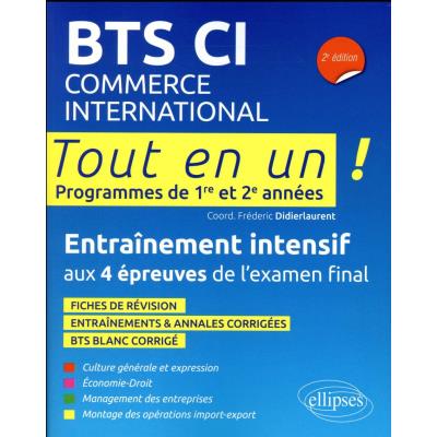 Bts Commerce International Tout En Un 2E Edition Programmes De 1Re Et 2E Annees