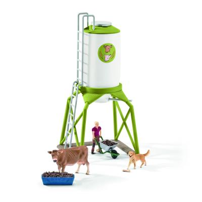 Silo à nourriture avec animaux Schleich