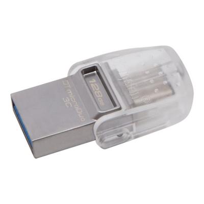 Kingston DataTraveler microDuo 3C - USB-flashstation - 128 GB
