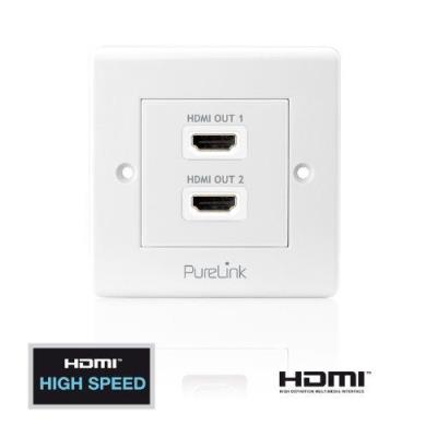 Purelink Pi100 Prise Hdmi High Speed Pureinstall Avec Canal Ethernet Prise Hdmi A Vers Hdmi A Longueur 0,1 M