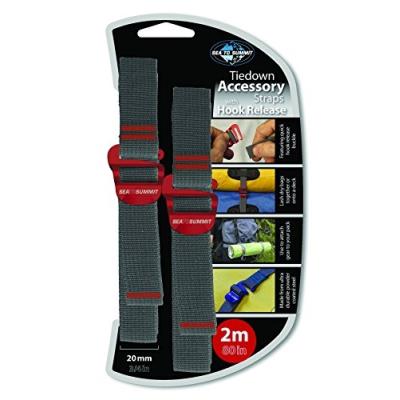 Sea to summit-alliage-accessoire-sangles avec boucle rouge 2 mm