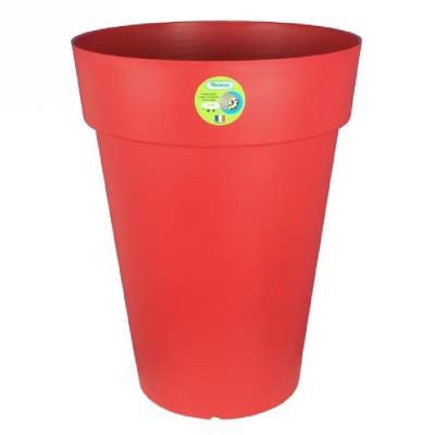 Riviera pot soleilla diametre 50 x hauteur 66 cm rouge