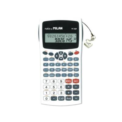 Milan 159110WBL Blister Calculatrice Scientifique 240 fonctions (3 couleurs disponibles)