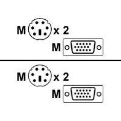 VALUE toetsenbord / video / muis (TVM) kabel - 3 m