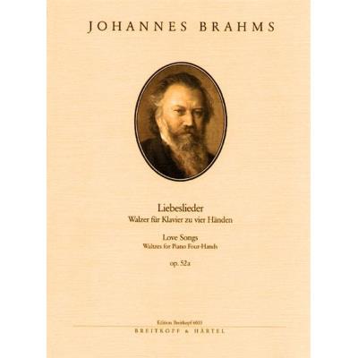 Partitions classique EDITION BREITKOPF BRAHMS JOHANNES - LIEBESLIEDER OP.52A (WALZER) - PIANO Piano