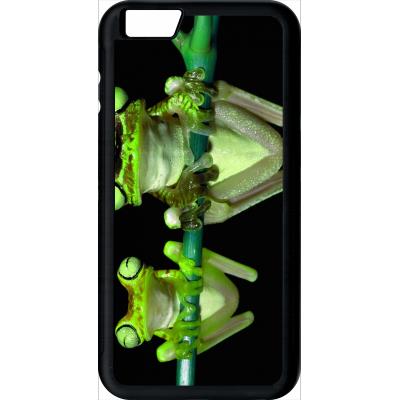 Coque apple iphone 6+ plus deux grenouilles vertes suspendues