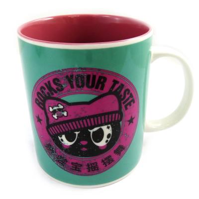 Mug céramique 'Muy Pop' vert
