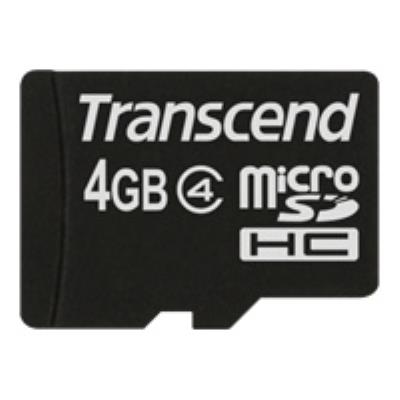 Transcend - flashgeheugenkaart - 4 GB - microSDHC