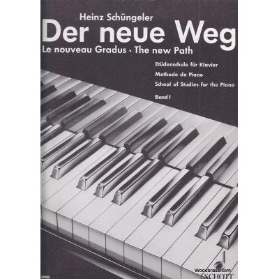 Partitions classique SCHOTT SCHÜNGELER HEINZ - THE NEW PATH BAND 1 - PIANO Piano