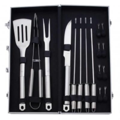 Valise Métal Barbecue 16 pièces