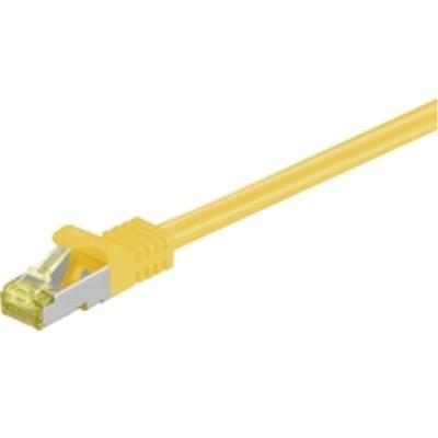 Cat 7 s ftp rj45 yellow 1.5m cat 7 pimf tested up to 600mhz microconnect sftp7015y