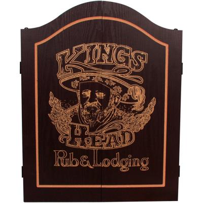 Cabinet cible fléchettes Kings head Noir
