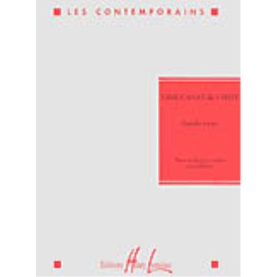 Partitions classique LEMOINE CANAT DE CHIZY E. - LANDS AWAY - CYMBALUM, ORCHESTRE A CORDES Ensemble mixte