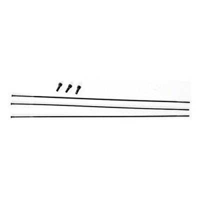 Sram mtb roam 50 rayons externes droits et les tétons (lot de 3) noir noir 26-inch