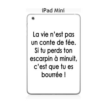 Coque Apple Ipad Mini Design Citation La Vie N Est Pas Texte Noir Fond Blanc Coque Et Etui Telephone Mobile Achat Prix Fnac