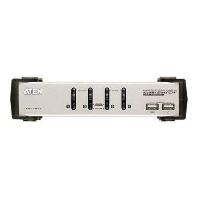 ATEN MasterView CS-1734A - KVM / audio / USB switch - 4 poorten - desktop