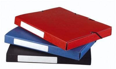 Boîte de classement Exabox dos 3cm Noir
