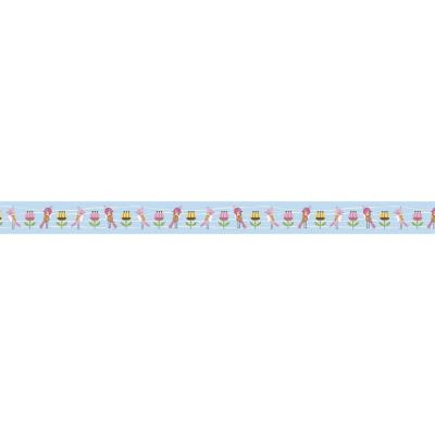 Rouleau Fabric Tape - Oiseaux et fleurs - 15 mm