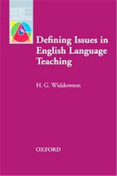 Defining Issues in English Language Teaching
