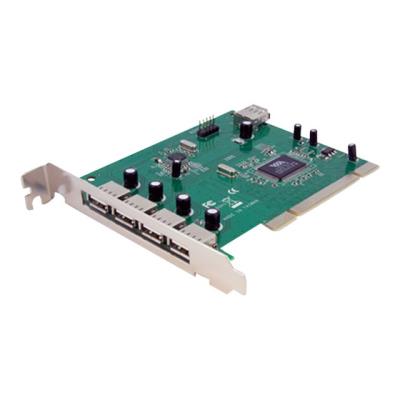 StarTech.com 7-poort PCI USB Adapter - USB-adapter - 7 poorten
