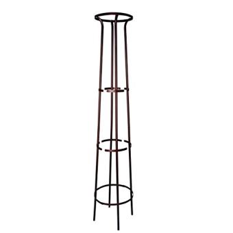Tuteur Colonne Louis Moulin 200cm Fer Vieilli - Support Pour Rosiers Ou Plantes Grimpantes