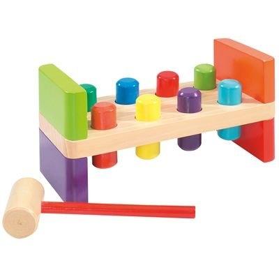 EICHHORN - 100001868 - JEU D'ÉVEIL EN BOIS - 22 X 11 X 10 CM - 10 PIÈCES