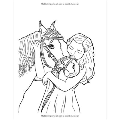 Coloriage Chevaux Pour Enfants 8 Ans Et Plus 70 Pages Grand Format A4 Aucun Relie Aucun Achat Livre Fnac