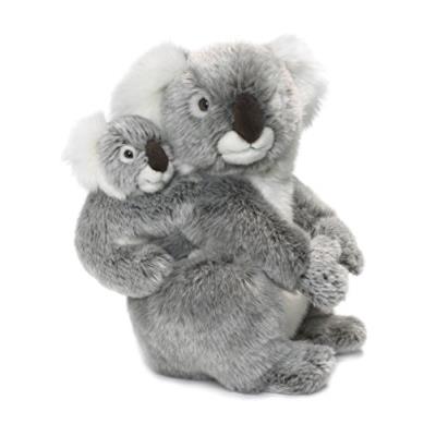 WWF - 15186004 - PELUCHE - MAMAN KOALA AVEC BÉBÉ - 28 CM