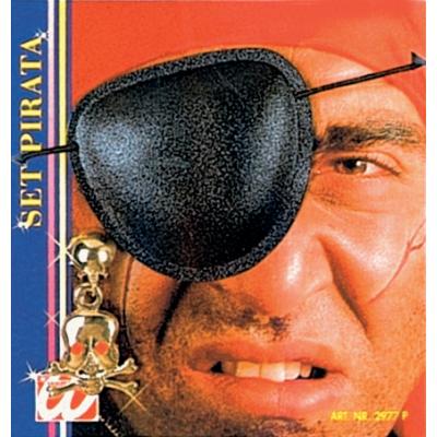 SetBijoux Pirate Cache Œil et boucle d'oreille