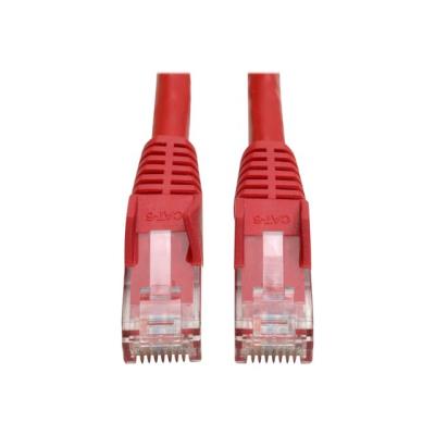 Tripp Lite 50ft Cat6 Gigabit Snagless Molded Patch Cable RJ45 M/M Red 50' - verbindingskabel - 15.2 m - rood