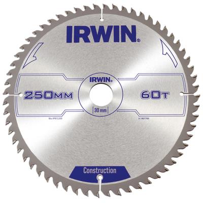Irwin - Lame De Scie Circulaire Stationnaire Ø 250X30X3Mm 40 Dents