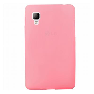 Mocca coque gel frost rose pour LG Optimus L4 II
