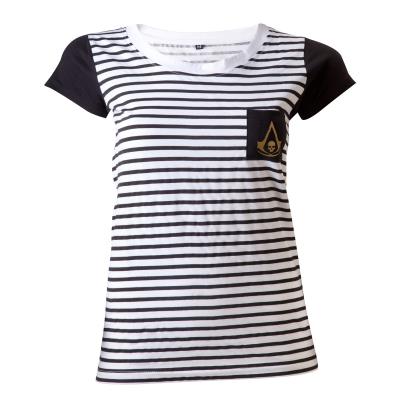 Assassin's Creed IV Black Flag - T-Shirt femme Striped Logo (M)