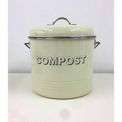 Lesser and pavey home sweet poubelle à compost crème 19 cm