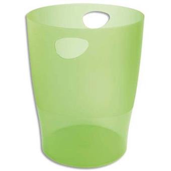 Corbeille à papier noir en plastique 16 L (lot de 20