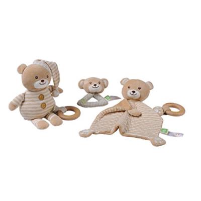 Everearth - ee33709 - ensemble peluches bio câlins et etreintes  - multicolore