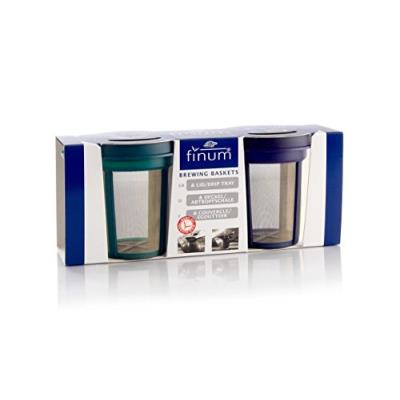 Finum 4210800 goldton set 2 filtres acier inox