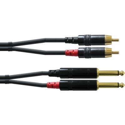 Cordial - Cordial câble Twin RCA M / Jack Mono - Taille : 3 m FairLine