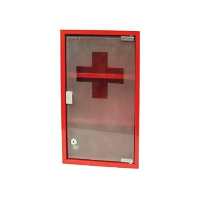 Zeller 18468 armoire à pharmacie en métal rouge, 25 x 12 x 45 cm