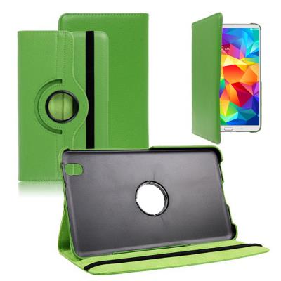 Housse avec support Et Rotative 360° en cuir PU pour Samsung Galaxy Tab 4 8.0 Wi-Fi SM-T330/ 3G T331/ LTE 4G T335/ Wi-Fi (2015) T333 - VERT