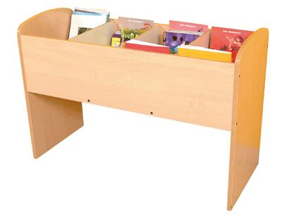 Bac A Livres En Bois 4 Cases