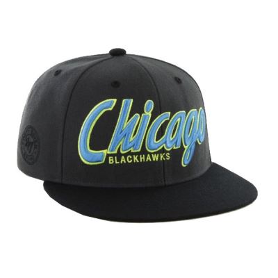 Chicago Blackhawks casquette gris foncé taille unique