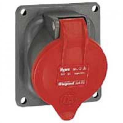 Legrand Rouge Prise Tableau 16 Ampères 3P+T Ip44 - Hypra 52223