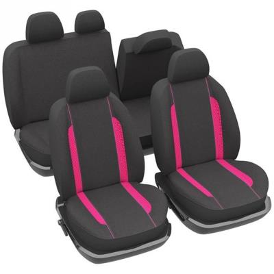 Housses de siege fluo rose pour auto