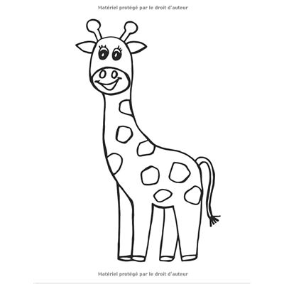 Premiers coloriages - Livre à colorier et gribouiller pour enfants dès 2 ans:  Livre de coloriage avec 32 grands dessins d'animaux à colorier et  les  enfants de 2 à 4 ans.